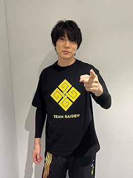 非売品　BOSSコラボロングTシャツ　Mリーグ　雷電 Mリーグ】チームロゴ ロンT TEAM RAIDEN/雷 – アキバ運輸